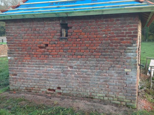 renovatie van een rustiek gebouw - VOOR